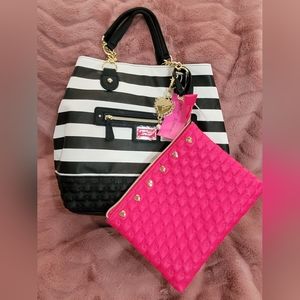 RARE LUV BETSEY TOTE WITH BONUS BAG